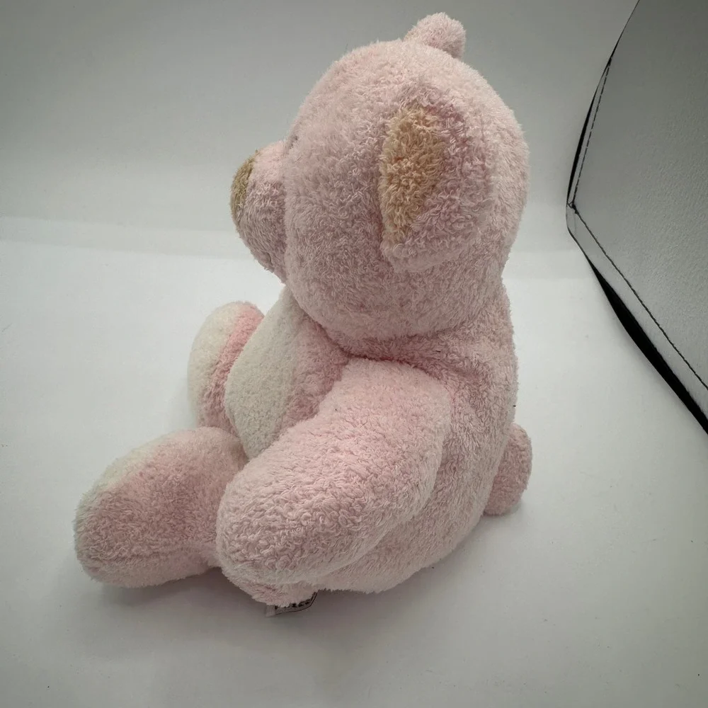 TY Pluffies Pinks Teddy Bear Plush MWMT Retired 2006 Stuffed Animal Toy Tags